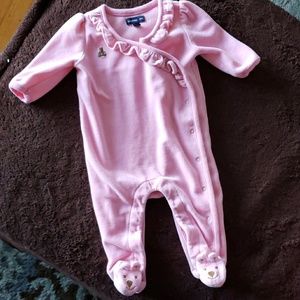 Baby Gap Velvet Ruffled Bear Outfit